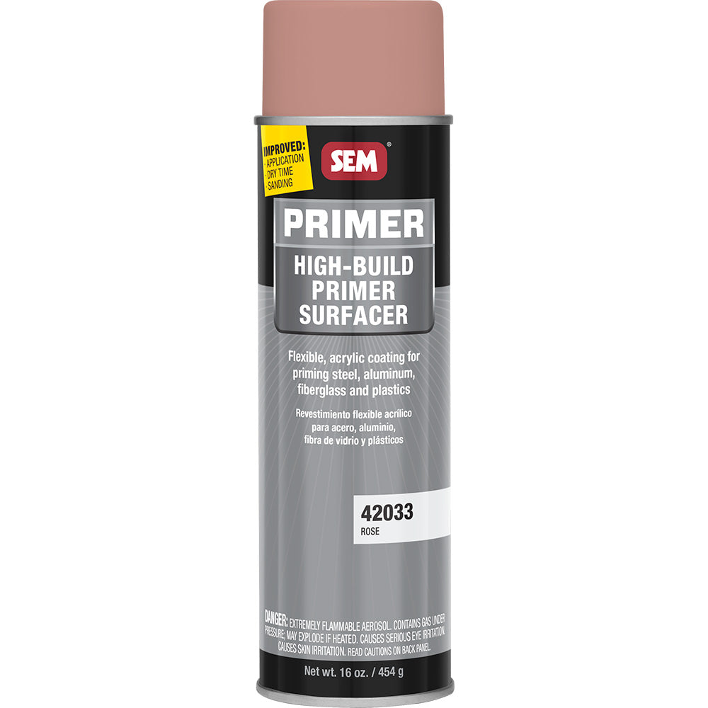 SEM HighBuild Primer Surfacer 20oz Aerosol Can Rose 42033